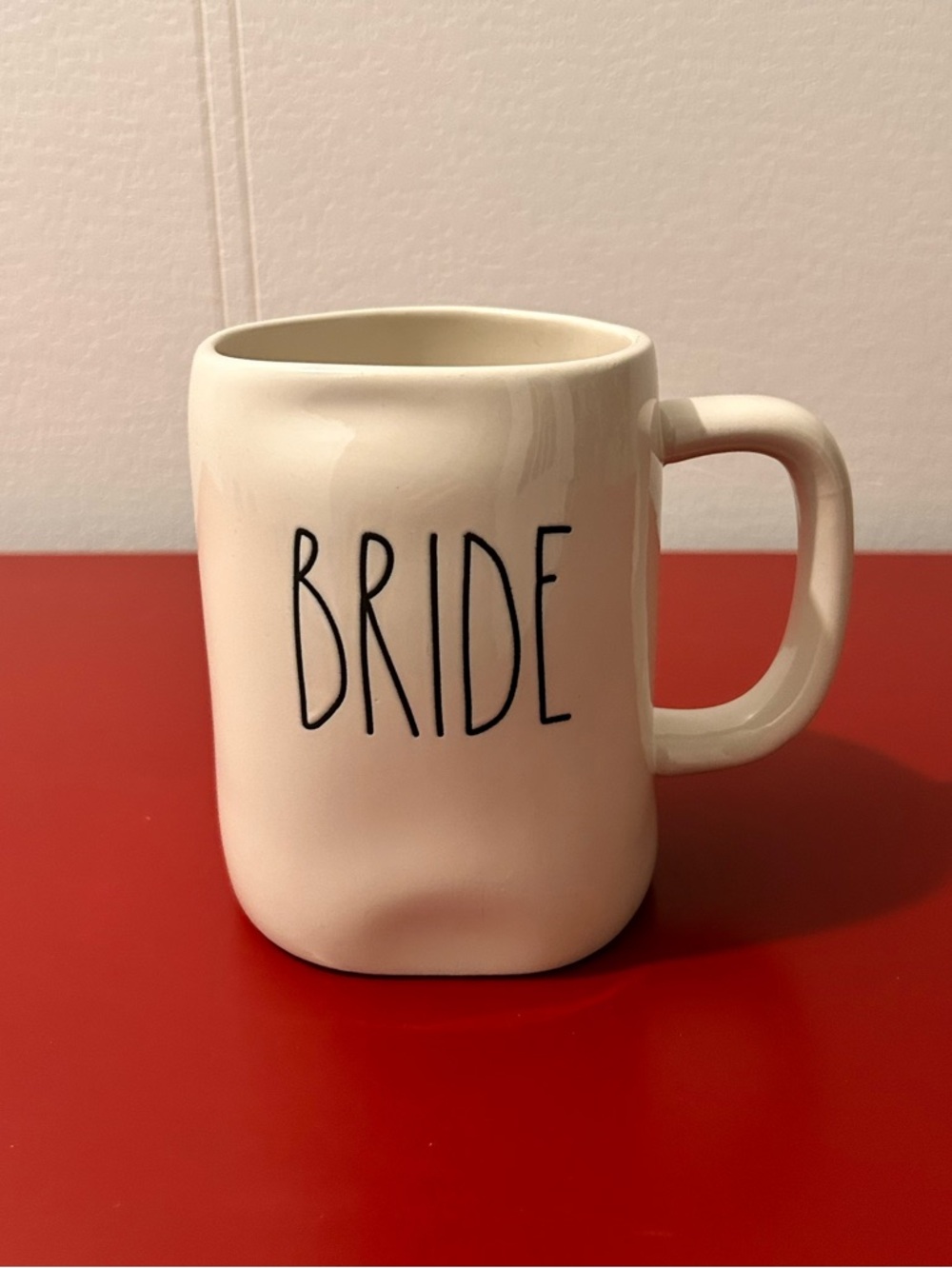 Rae Dunn “BRIDE” White Ceramic Mug